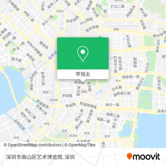 深圳市南山区艺术博览馆地图
