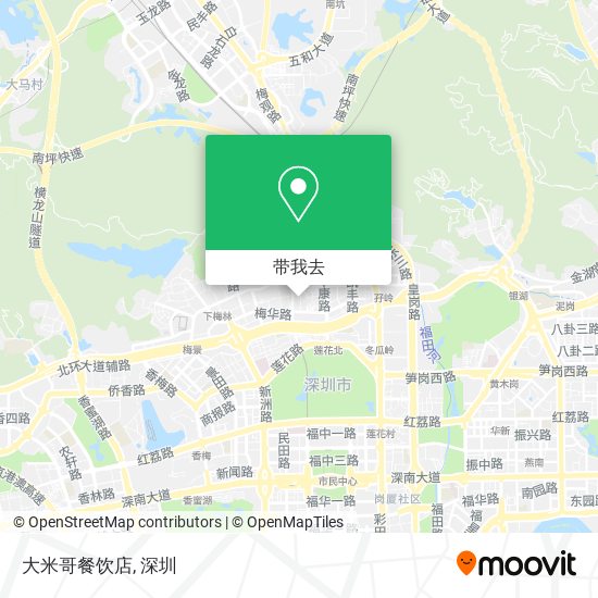 大米哥餐饮店地图