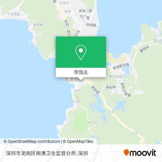 深圳市龙岗区南澳卫生监督分所地图