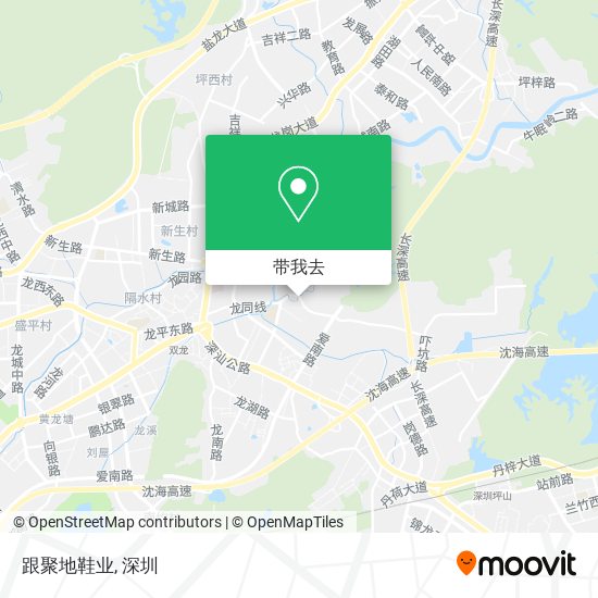 跟聚地鞋业地图