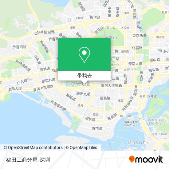 福田工商分局地图