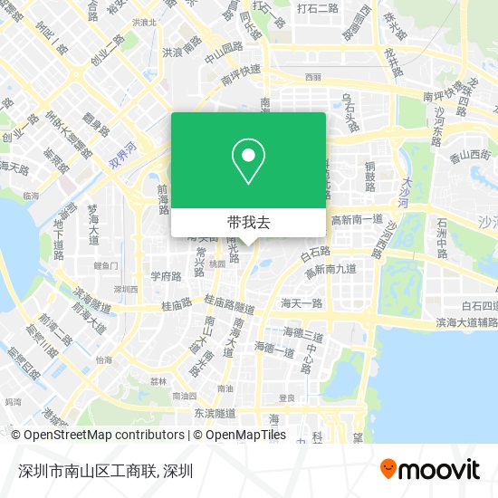 深圳市南山区工商联地图