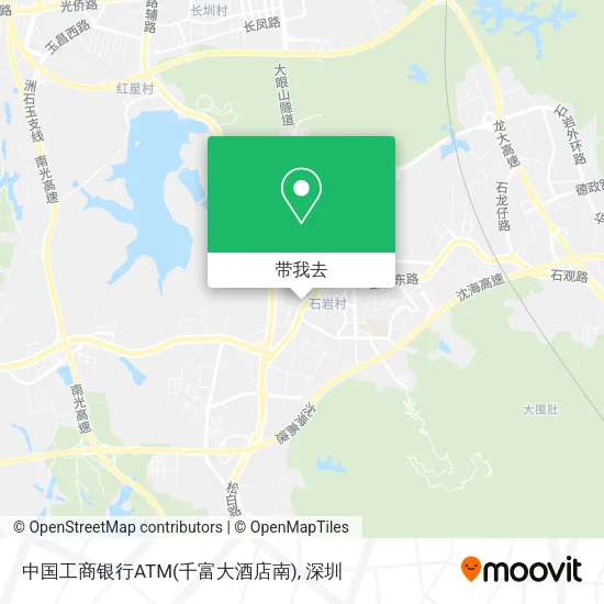 中国工商银行ATM(千富大酒店南)地图