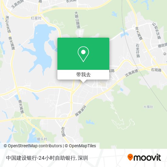中国建设银行-24小时自助银行地图