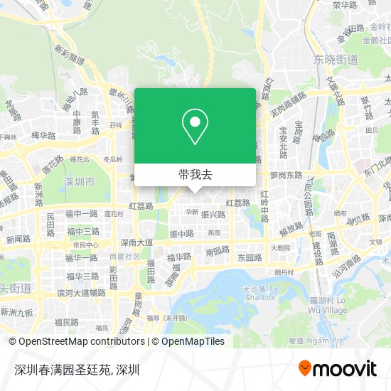 深圳春满园圣廷苑地图