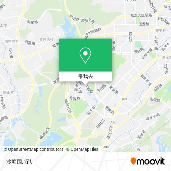 沙塘围地图