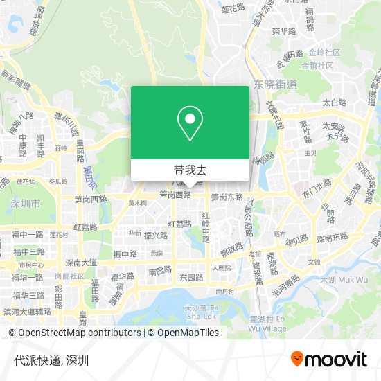 代派快递地图