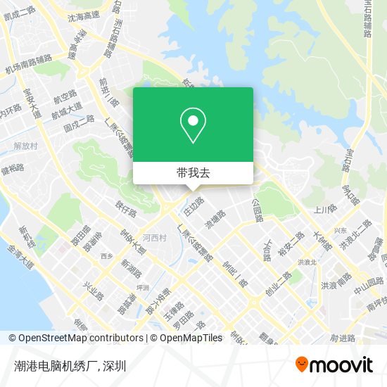 潮港电脑机绣厂地图