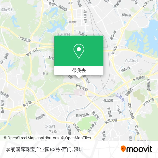 李朗国际珠宝产业园B3栋-西门地图