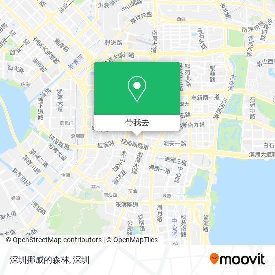 深圳挪威的森林地图