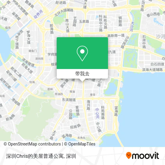 深圳Chris的美屋普通公寓地图