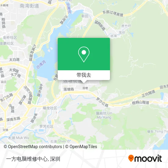 一方电脑维修中心地图