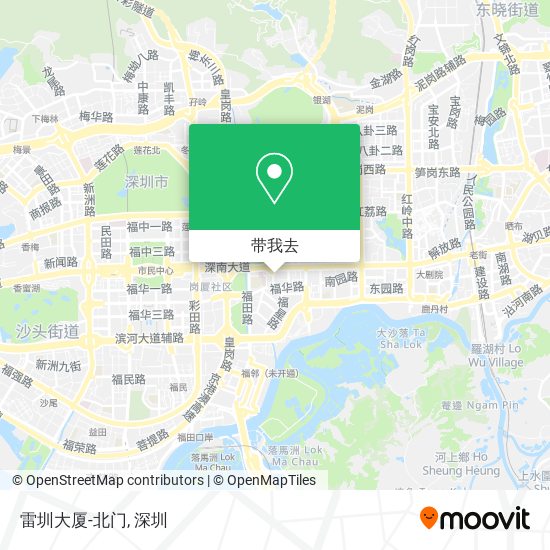 雷圳大厦-北门地图
