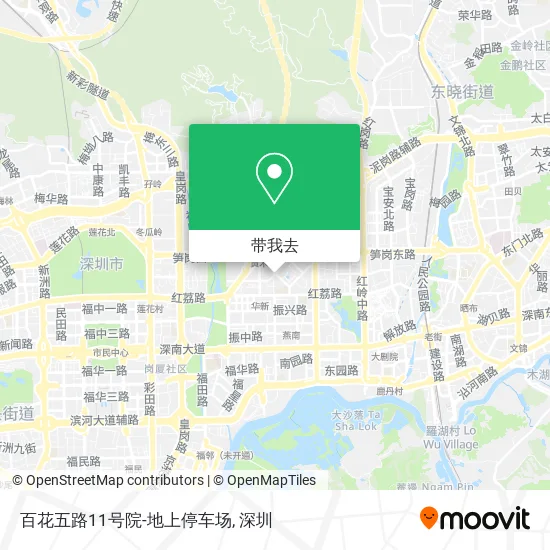 百花五路11号院-地上停车场地图