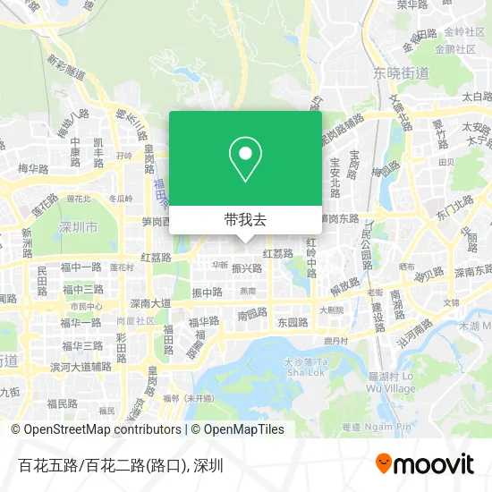 百花五路/百花二路(路口)地图