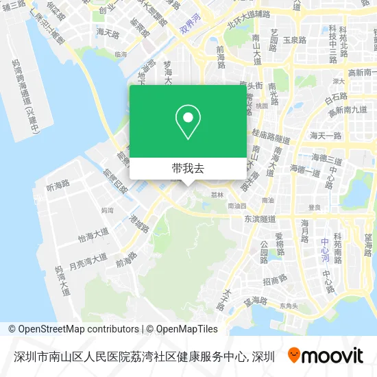 深圳市南山区人民医院荔湾社区健康服务中心地图
