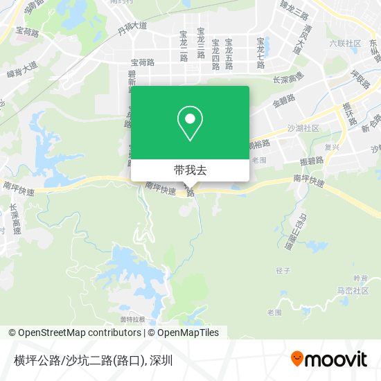 横坪公路/沙坑二路(路口)地图