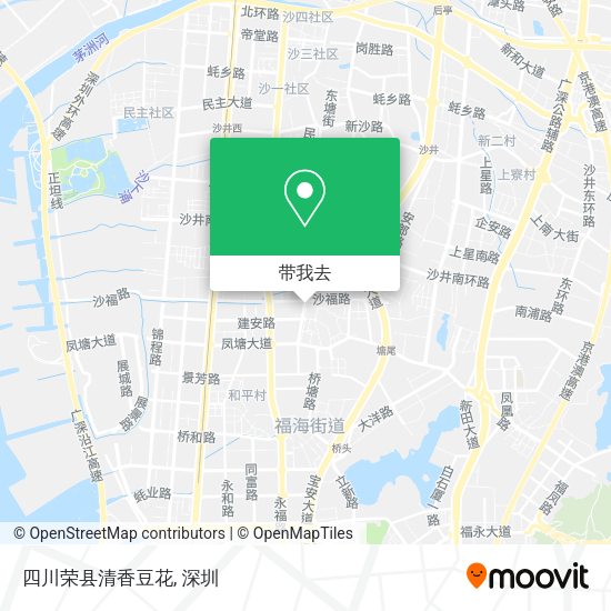 四川荣县清香豆花地图