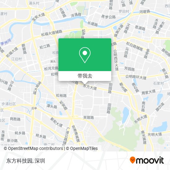 东方科技园地图