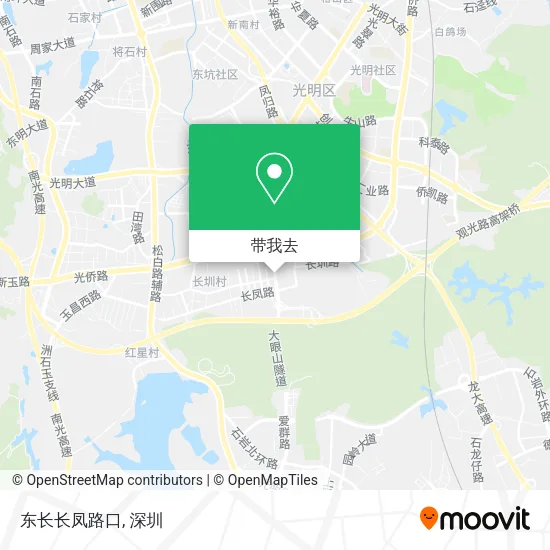 东长长凤路口地图