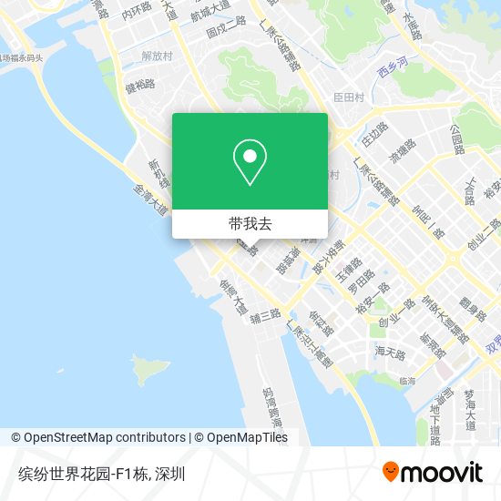缤纷世界花园-F1栋地图