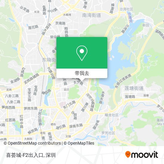 喜荟城-F2出入口地图