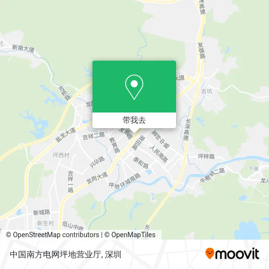 中国南方电网坪地营业厅地图