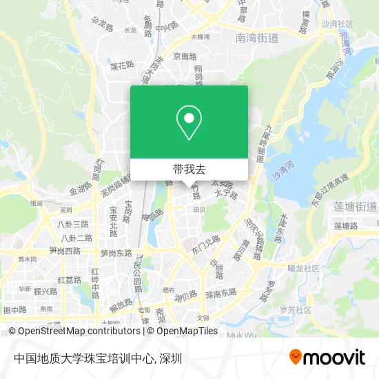 中国地质大学珠宝培训中心地图
