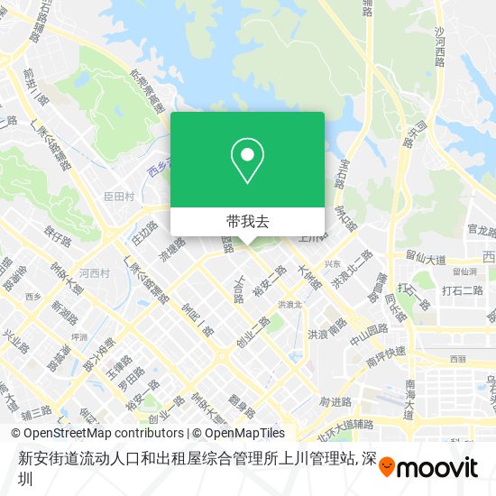 新安街道流动人口和出租屋综合管理所上川管理站地图