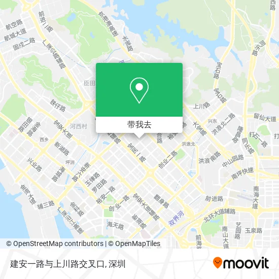 建安一路与上川路交叉口地图