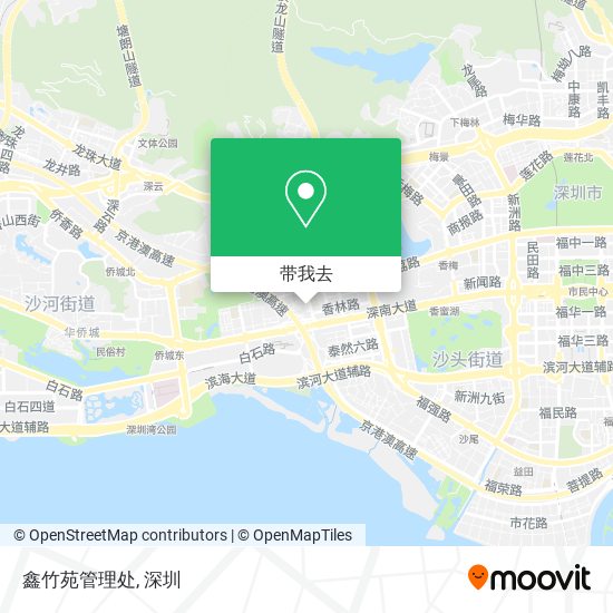 鑫竹苑管理处地图