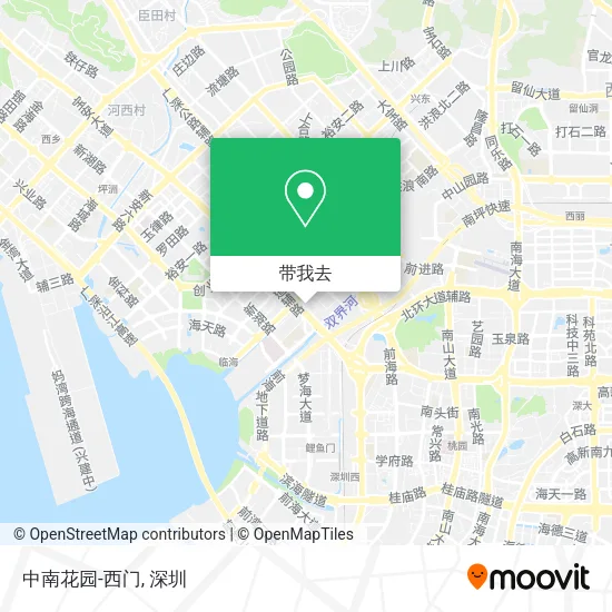 中南花园-西门地图