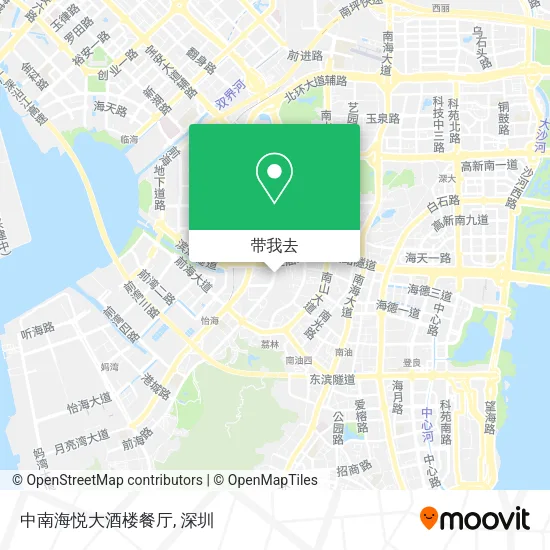 中南海悦大酒楼餐厅地图