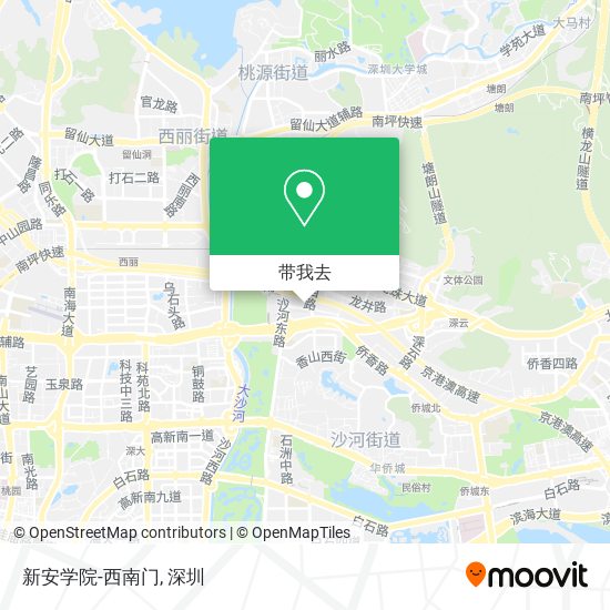 新安学院-西南门地图