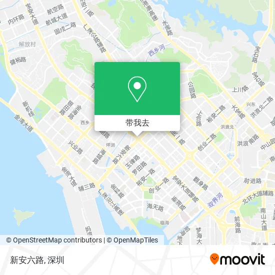 新安六路地图