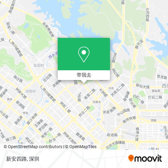 新安四路地图