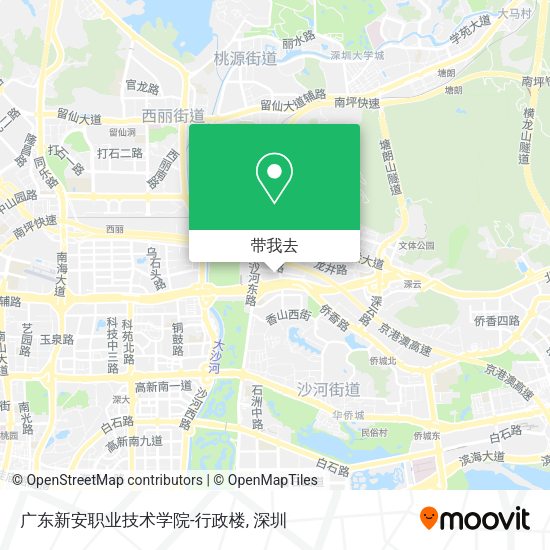 广东新安职业技术学院-行政楼地图