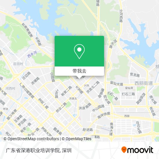 广东省深港职业培训学院地图