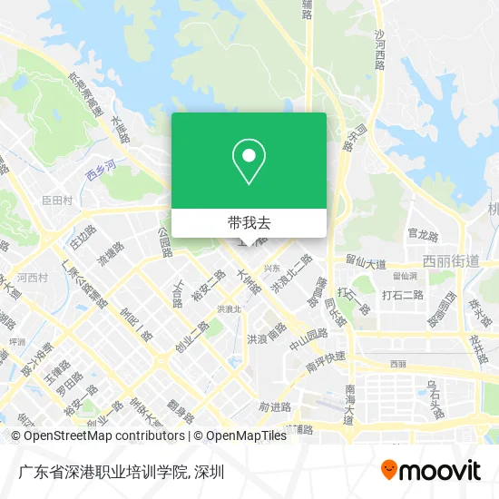 广东省深港职业培训学院地图
