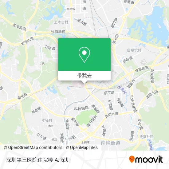深圳第三医院住院楼-A地图