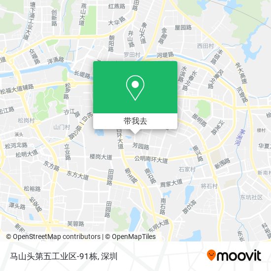马山头第五工业区-91栋地图