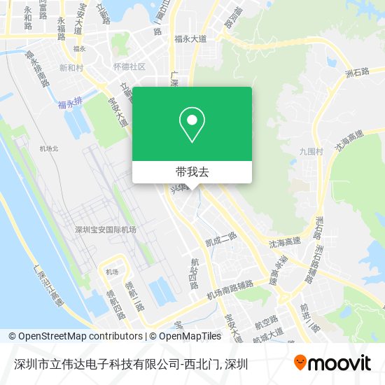 深圳市立伟达电子科技有限公司-西北门地图