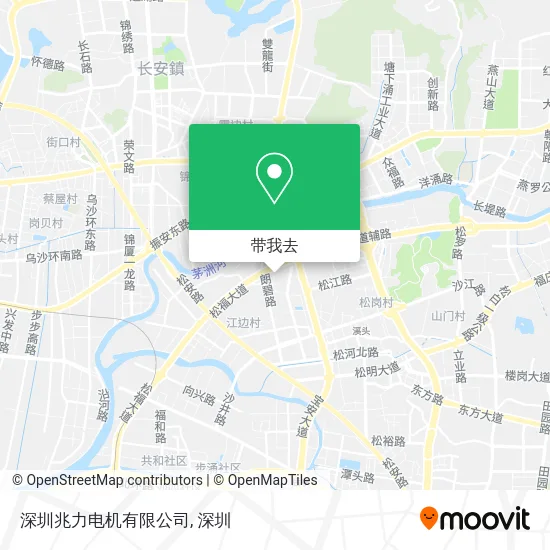 深圳兆力电机有限公司地图