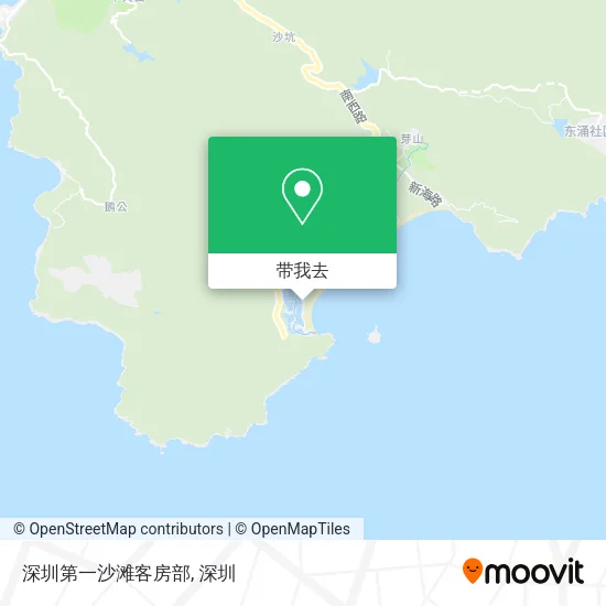 深圳第一沙滩客房部地图