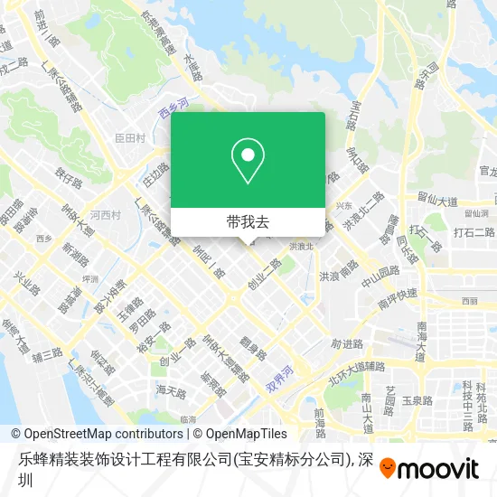 乐蜂精装装饰设计工程有限公司(宝安精标分公司)地图