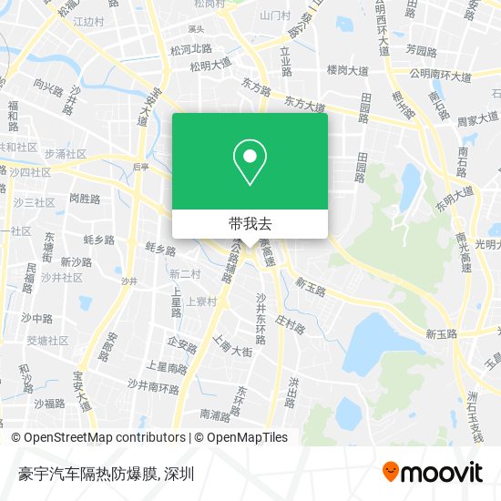 豪宇汽车隔热防爆膜地图