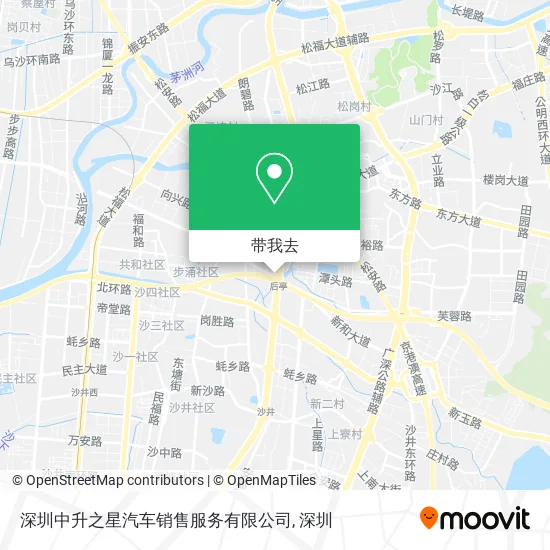 深圳中升之星汽车销售服务有限公司地图