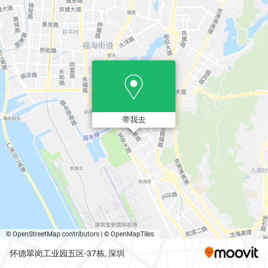 怀德翠岗工业园五区-37栋地图