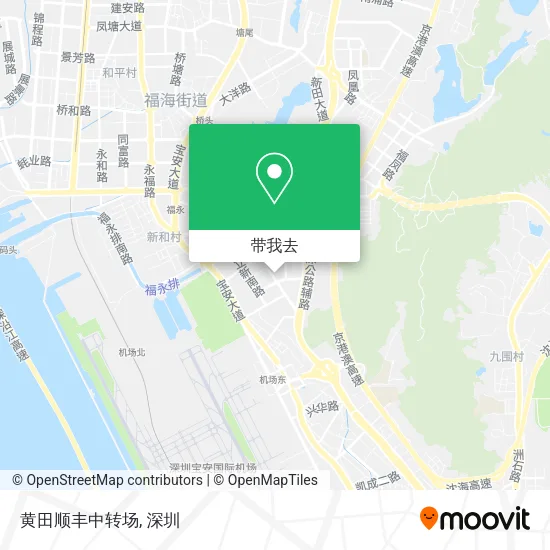 黄田顺丰中转场地图