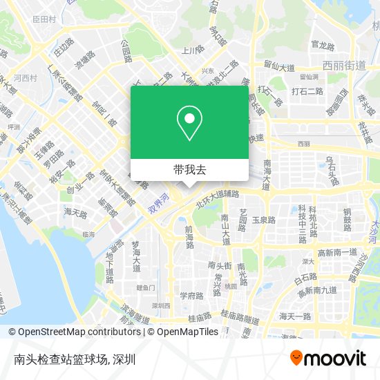 南头检查站篮球场地图